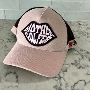 G/FORE Hat Cap Amour Mother Golfer Cotton Corduroy Trucker Hat Golf Balletcore